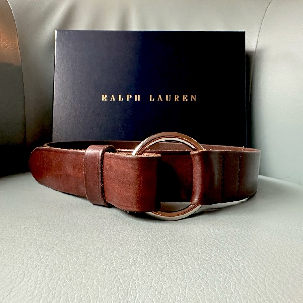 Ralph Lauren Purple Label Leather Belt